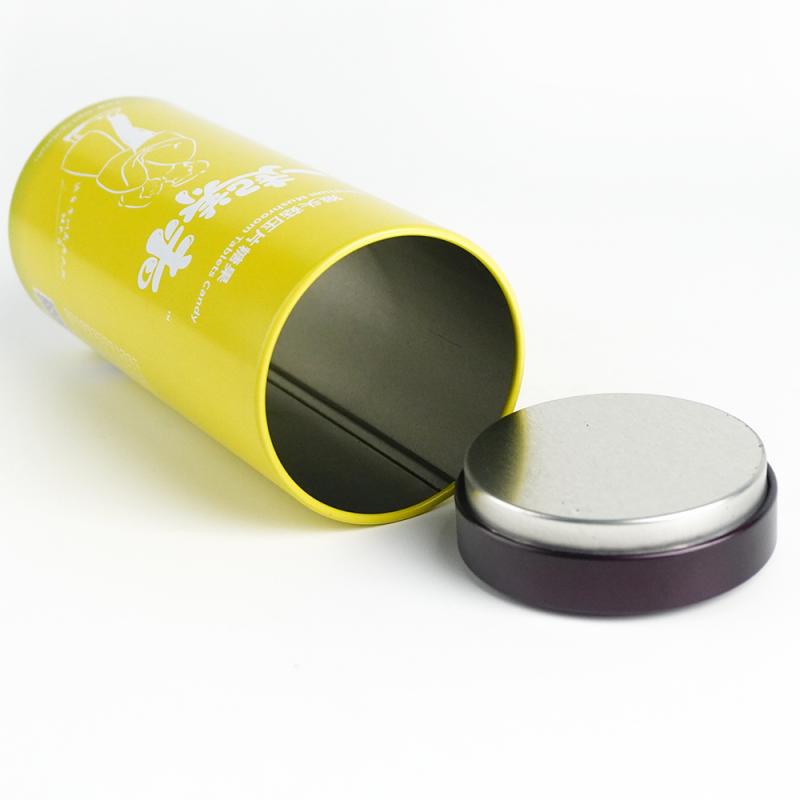 Emboss Logo Tea tin can TTC-042