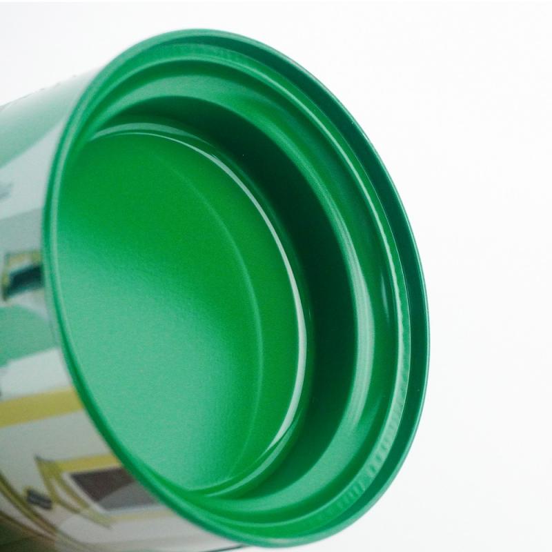 OEM China Empty Tin Containers Manufacturers - Green Double Lid Metal Storage Tea tin can TTC-010 – Jiayi