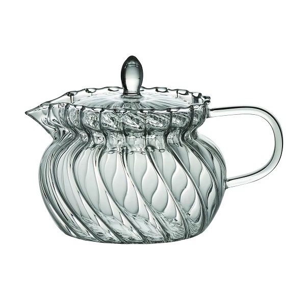 stove top glass tea kettle with infuser